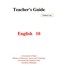 Teacher's Guide English 10 (2024)