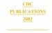 CDC PUBLICATIONS 2082
