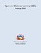 Open and Distance Learning (ODL) Policy, 2063