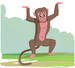 monkey standing