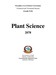 Plant Science, Grade 9-10, (Secondary Education Curriculum 2078, technical and vocational stream)